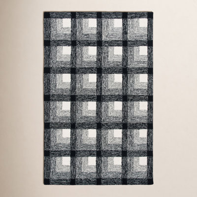 Robbie Hand-Woven Geometric Wool Rug