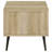 Square Side End Table with Storage Shelf