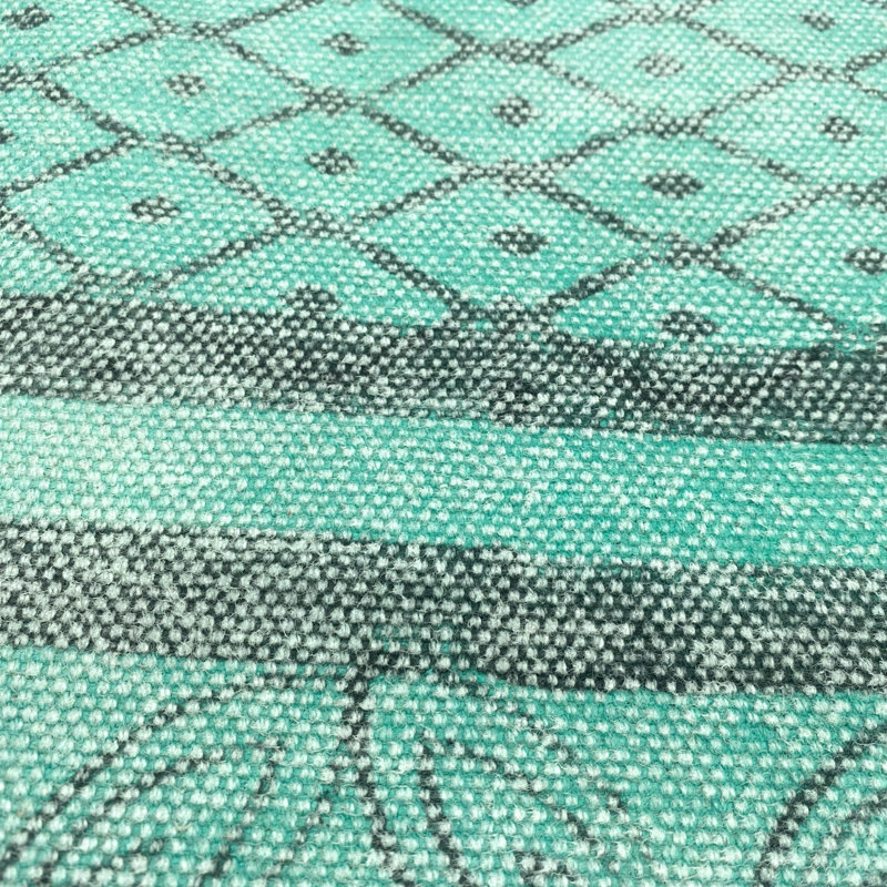 Suffield Ombre Green Square Scatter Pillow Cover