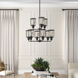 Leyden 9 - Light Dimmable Tiered Chandelier