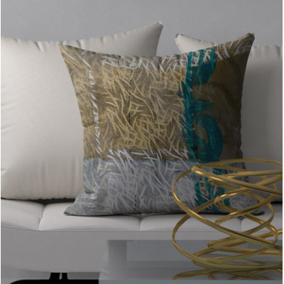 Exotic Brilliant Square Pillow Cover & Insert