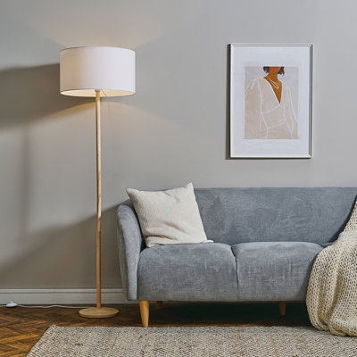 166cm Natural Traditional Floor Lamp