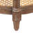 Mango Wood and Cane Round Table with 2 Shelves-46574383