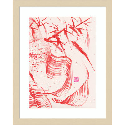 Lemma "Zen Bamboo Ink Abstraction 2" Print