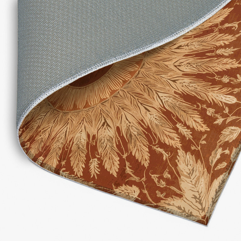 Tapis d'intérieur et d'extérieur brun Nature, Rectangulaire 2 pi x 3 pi