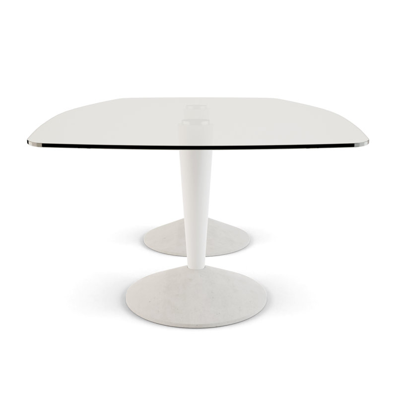 Selen Glass Top Dining Table