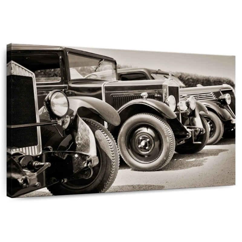 Voitures monochromes Mehar, H 32 po x l 48 po