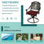 Chaise de patio pivotante avec coussin-57052704