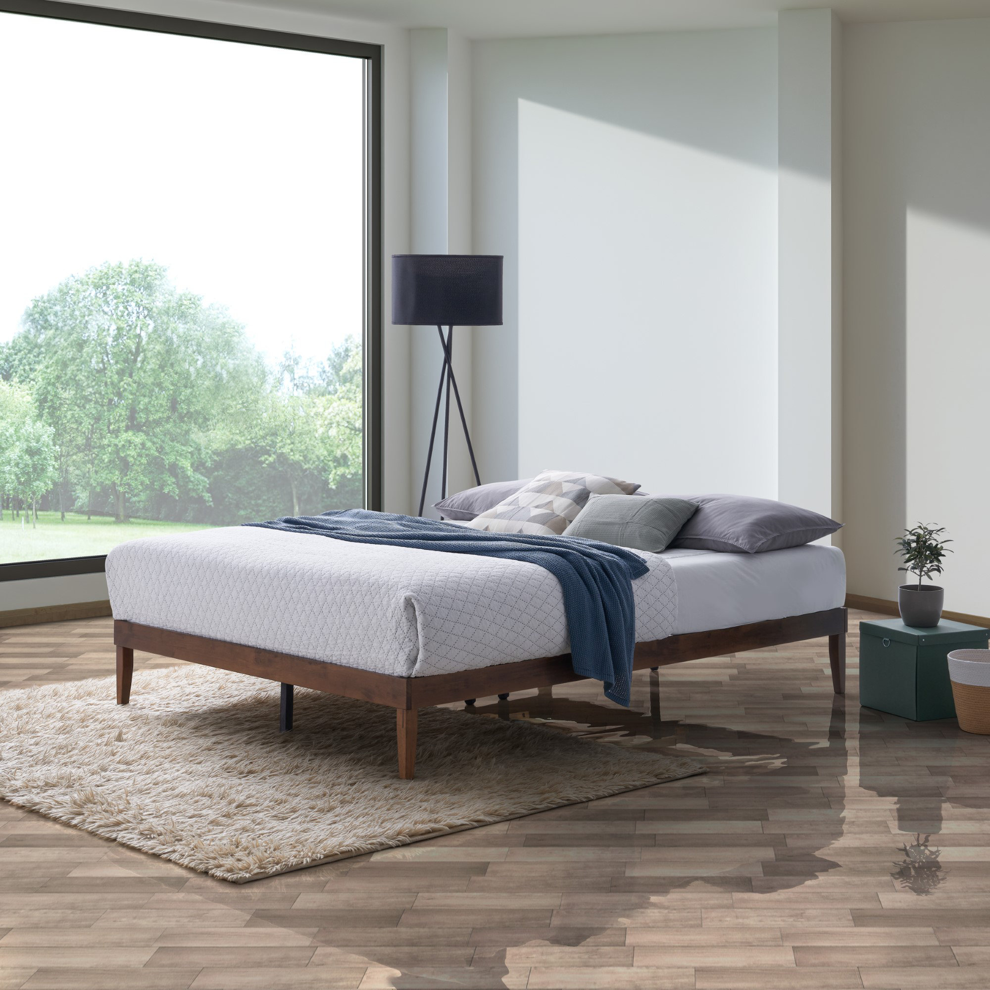 Wade Logan® Artee Solid Wood Platform Bed & Reviews - Wayfair Canada