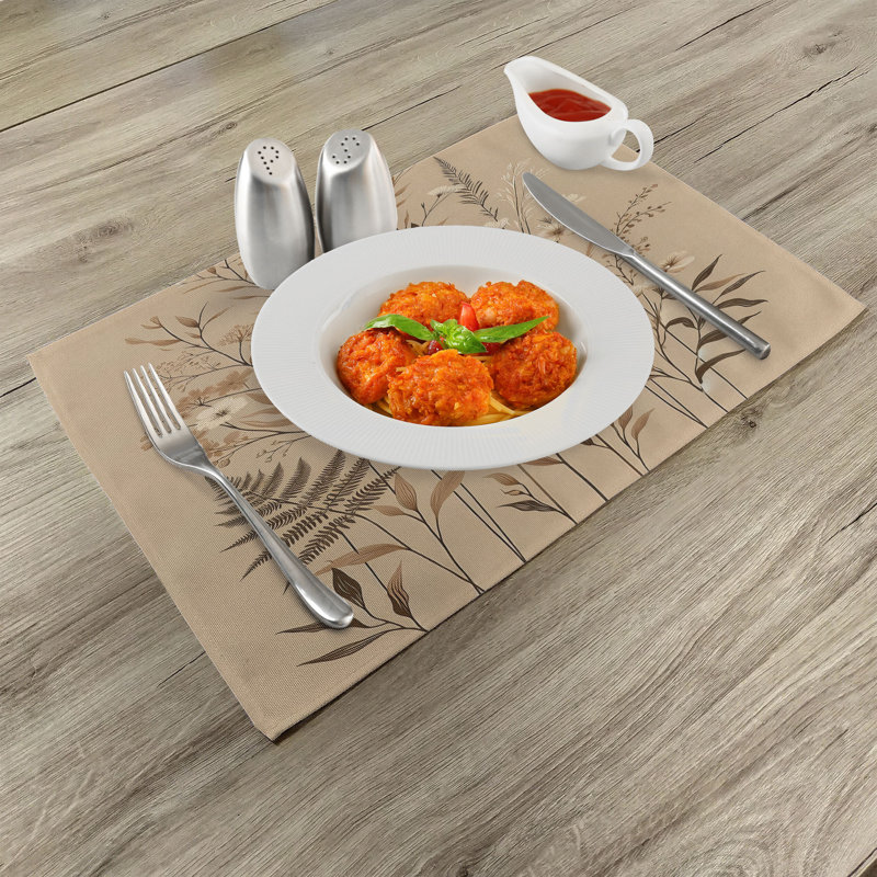 Ensemble de 4 napperons Ambesonne