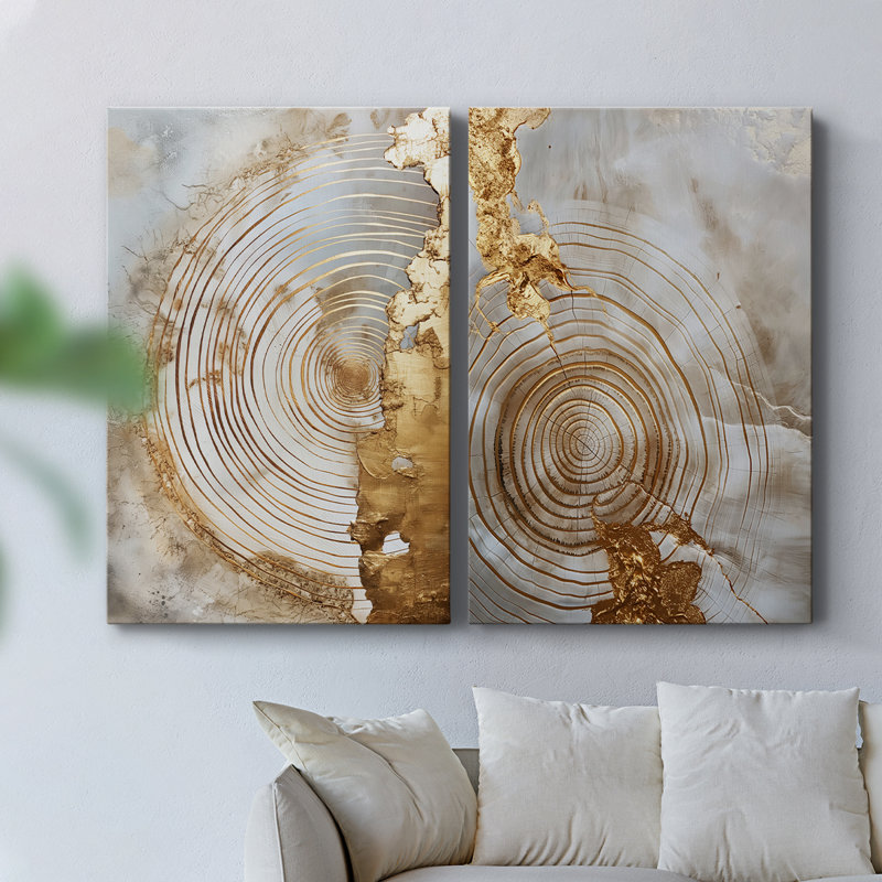 ABSTRACT Series CLXXIV-Premium Gallery Wrapped Canvas -Ready to Hang, 36" H x 48" W