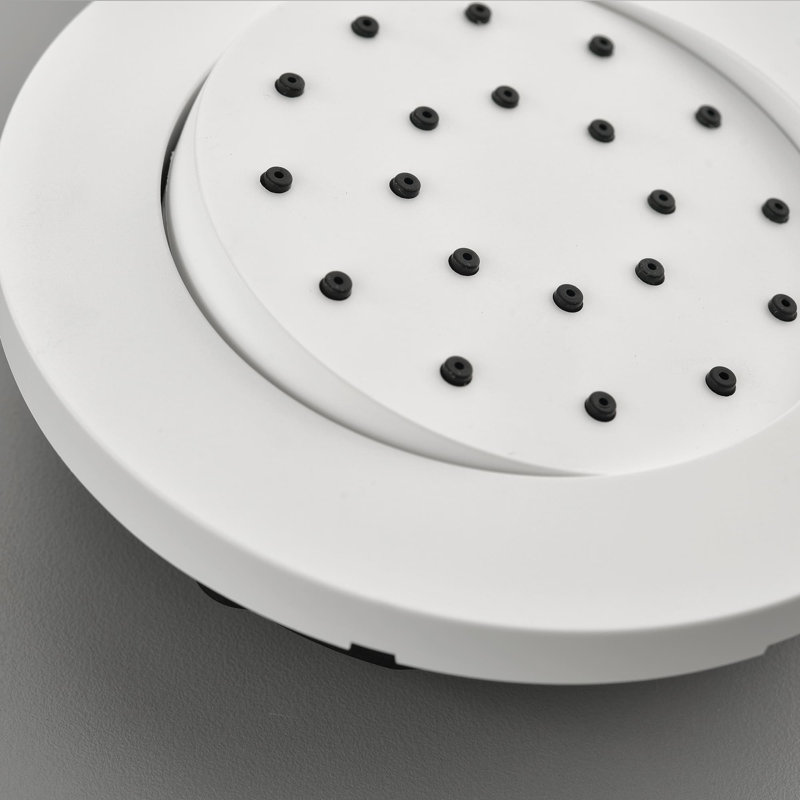 3 jets pour le corps de la douche à fixation murale Fixation murale ABS, Blanc
