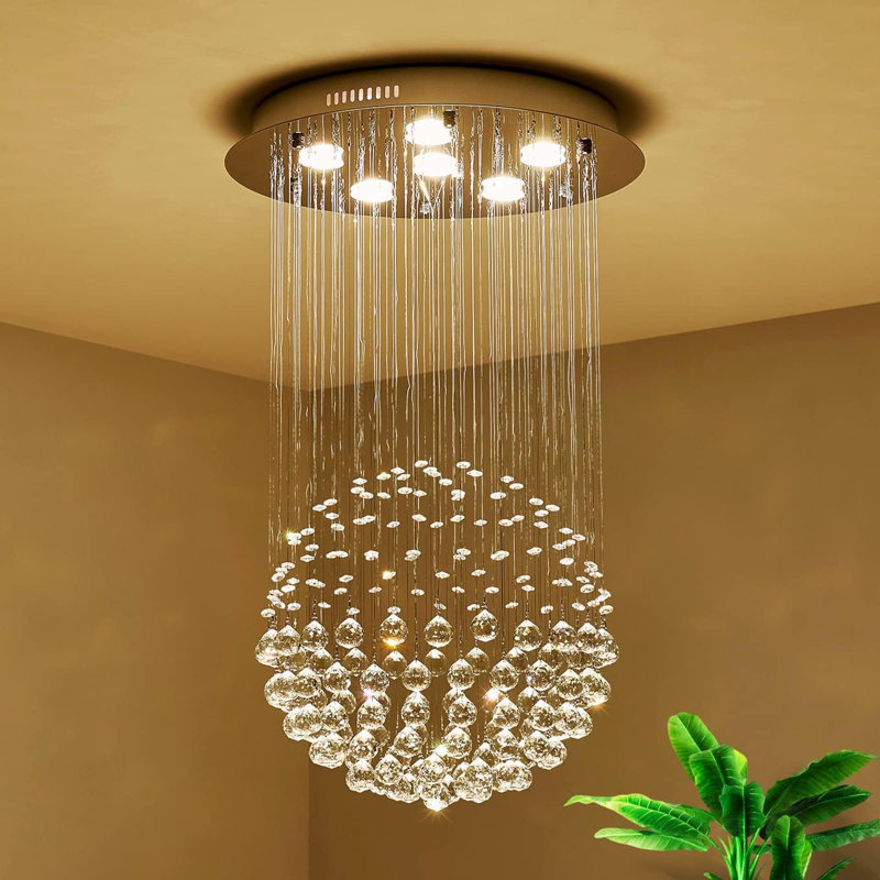 Crystal Raindrop Pendant Lighting