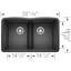 Diamond SILGRANIT 32" L X 19.25'' W Double Bowl Undermount Kitchen Sink with Low Divide-17599245
