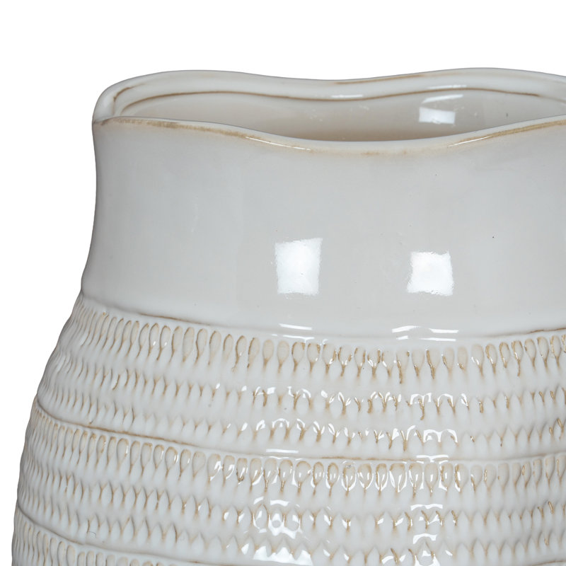 Catheline Handmade Ceramic Table Vase, 17cm H x 18cm W x 18cm D