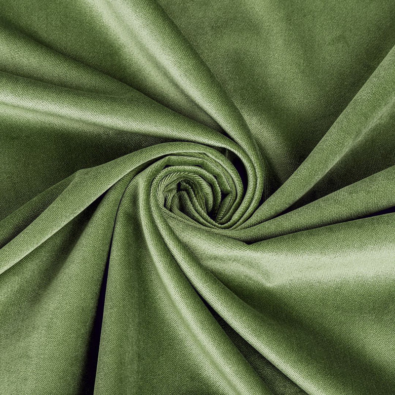 Luxury Matte Velvet Tablecloth, 29 Olive, 104" L x 52" W