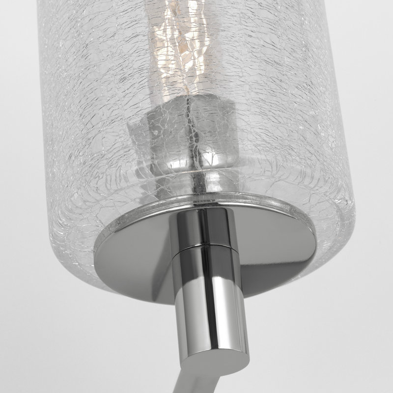 Applique murale / salle de bain trois lumières Parker de Génération Éclairage , 3, Chrome