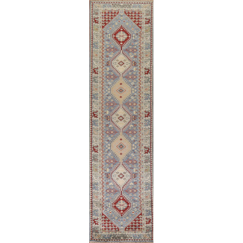 Tapis de couloir oriental géométrique 3x12