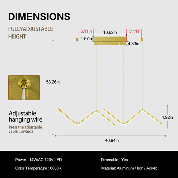 Dimensions du produit