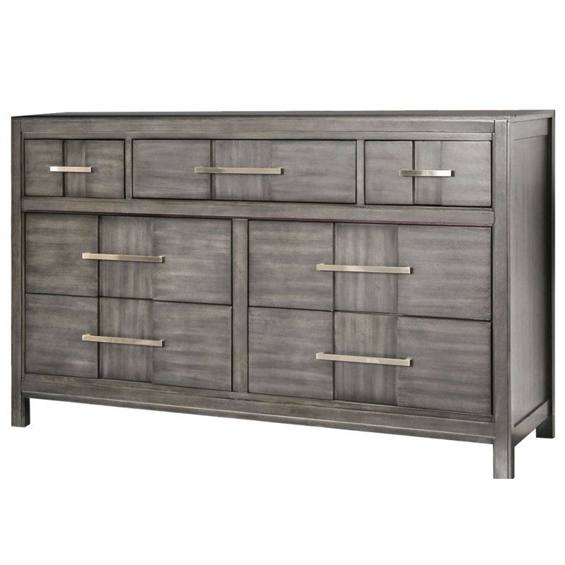 Commode double l 7 po Kaid, Gris