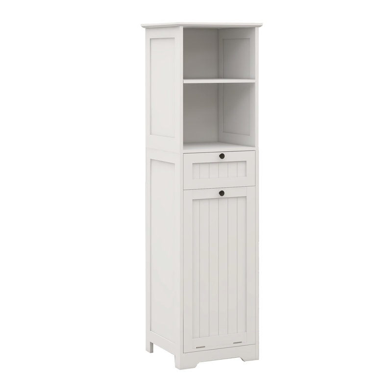 Armoire de trieuse à lessive blanche Space
