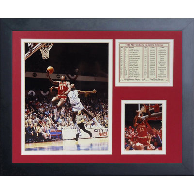 1981 Indiana Hoosiers Champions Framed Memorabilia