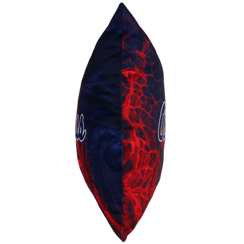 NCAA Reversible Throw Pillow, Ole Miss Rebels