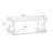 Anlaug Rectangular Coffe Table with Glass Top