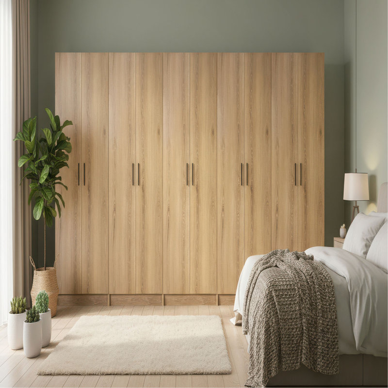 Armoire de rangement polyvalente Modex (ensemble de 5 pièces), Chêne