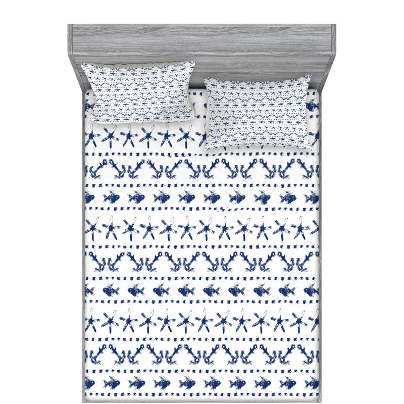 Microfiber Sheet Set, Full/Double Sheet Set with 2 Pillowcases