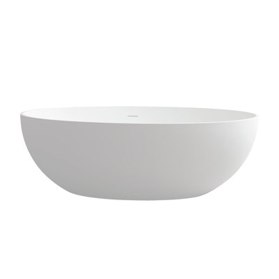 Premium Solid Surface Deep Soaking Bathtub