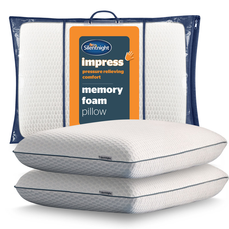 Silentnight Impress Memory Foam Pillow Pair - Firm