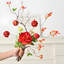 Ornements de fleurs simulées