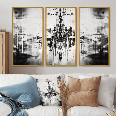 Reneau - Ensemble d'art mural lustre Glam