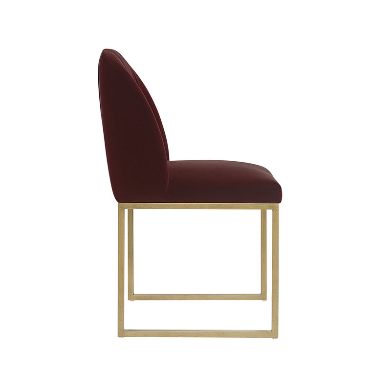 Nevin Upholstered Dining Chair, Merlot