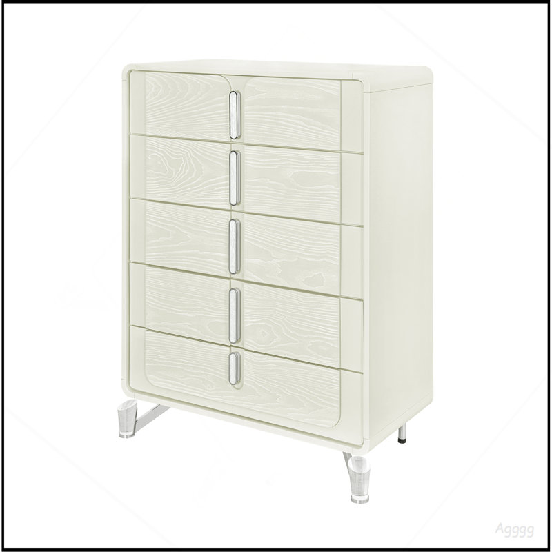 Commode beige Nora, 47.64 cm H x 35.04 cm W x 17.52 cm D
