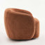 Fauteuil demi-tonneau pivotant rembourré Munehito-986386223
