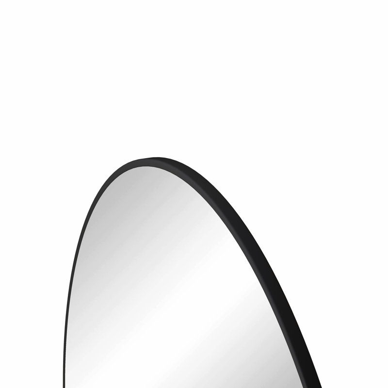 Miroir mural 48 po, Noir, 38 po x 38 po