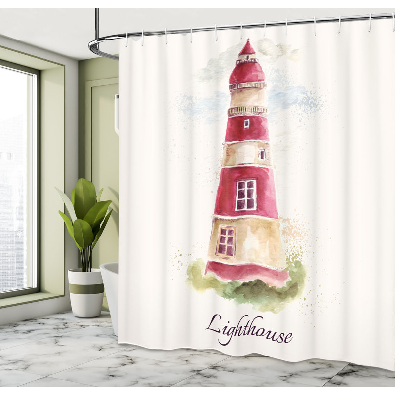 Ensemble de rideau de douche avec crochets et crochets, H 70 po x l 69 po