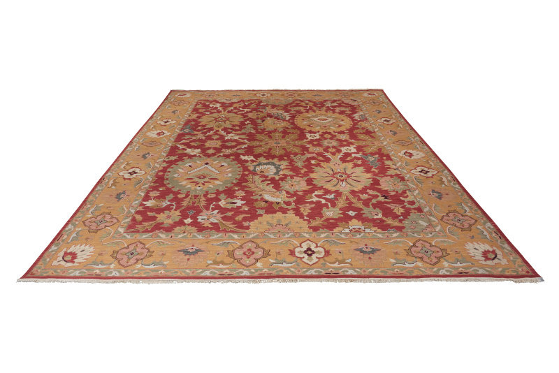Baar Wool Floral Indoor Rug, Rectangle 9'10" x 13'10"
