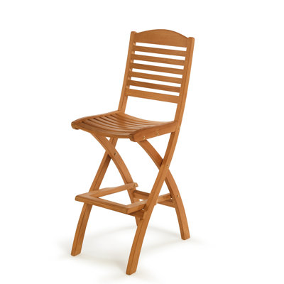 Ellie-Maye 30" Teak Patio Bar Stool