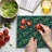 Ambesonne Leaf Cutting Board Large Size Tropical Jungle Pattern Multicolor
