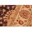 Tapis oriental noir / ivoire en laine noué à la main 8 pi 2 po x 10 pi 7 po Silke