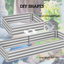Lit de jardin surélevé galvanisé 95 po x 36 po x 12 po Outsunny, pot de fleurs surélevé en métal, bricolage et nettoyage faciles pour faire pousser des fleurs, des herbes et de l'argent