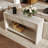 35.4"Wood Console Table With 2 Storage Drawers, And Open Storage Shelf For Entryway-1035166264