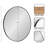 Anacleta Metal Round Mirror  Diameter-1123336937-1116417099