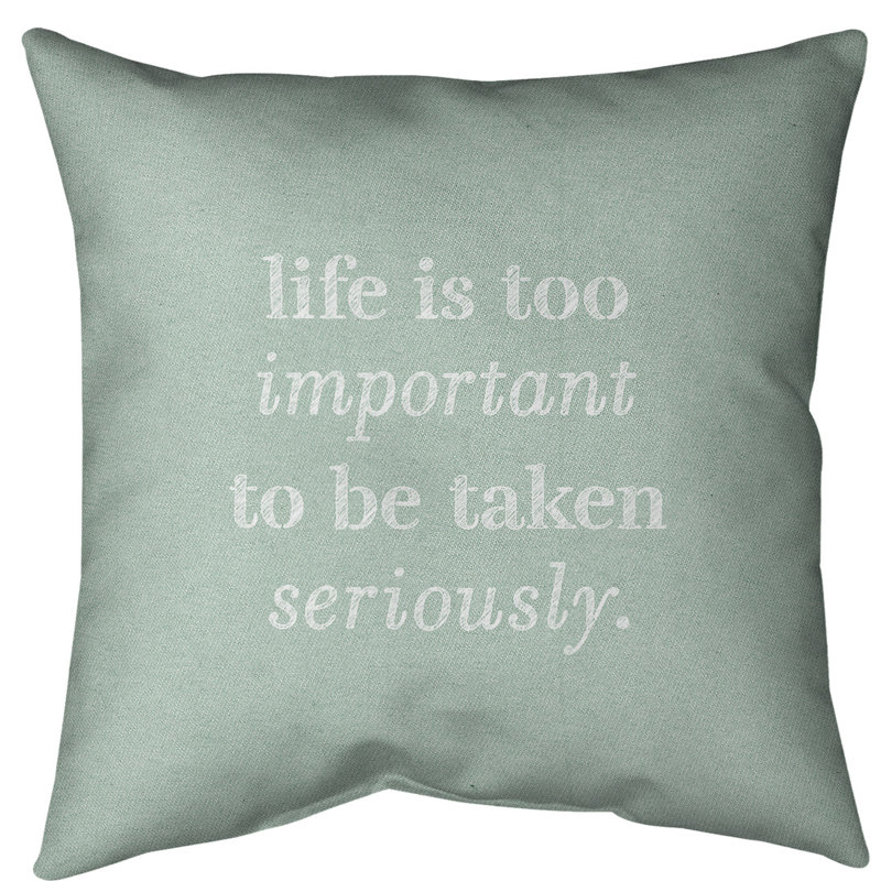 Coussin de sol, 40 po x 40 po, Vert / blanc