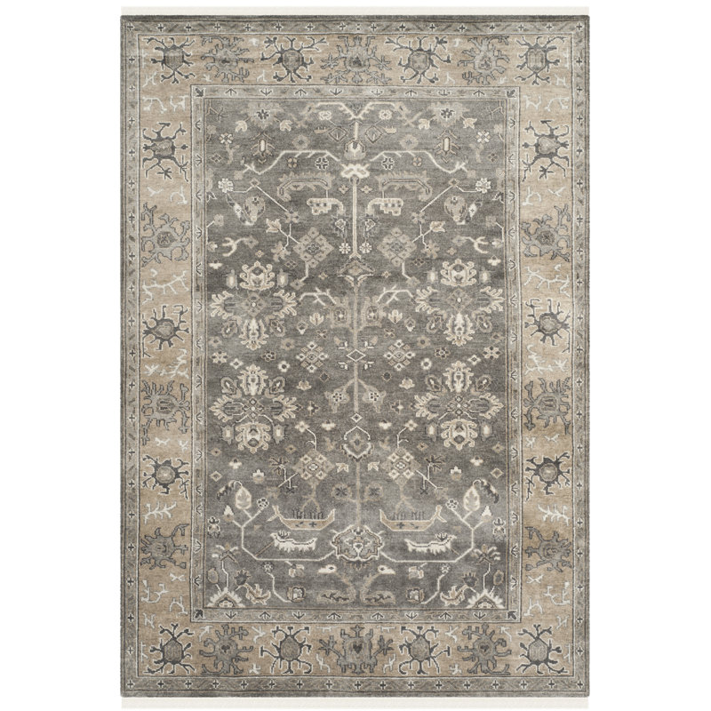 Oushak Hand Knotted Wool Oriental Rug, Rectangle 8' x 10'