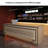Bar Counter with Wine Storage & Cabinet, Reception Bar Table for Home & Commercial Use-106693138