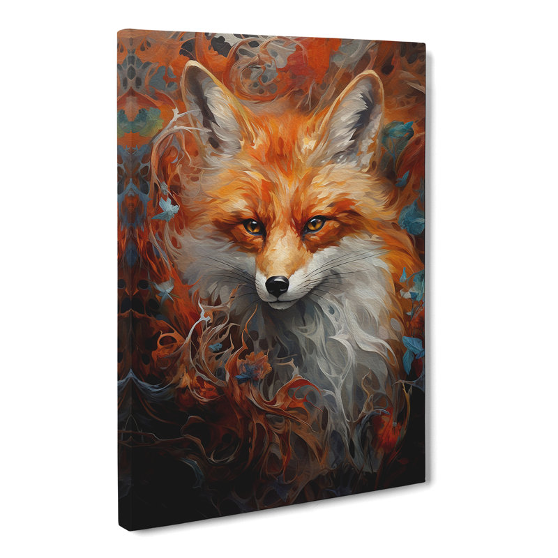 Fox Neo-Plasticism - Print, 50cm H x 35cm W x 3cm D